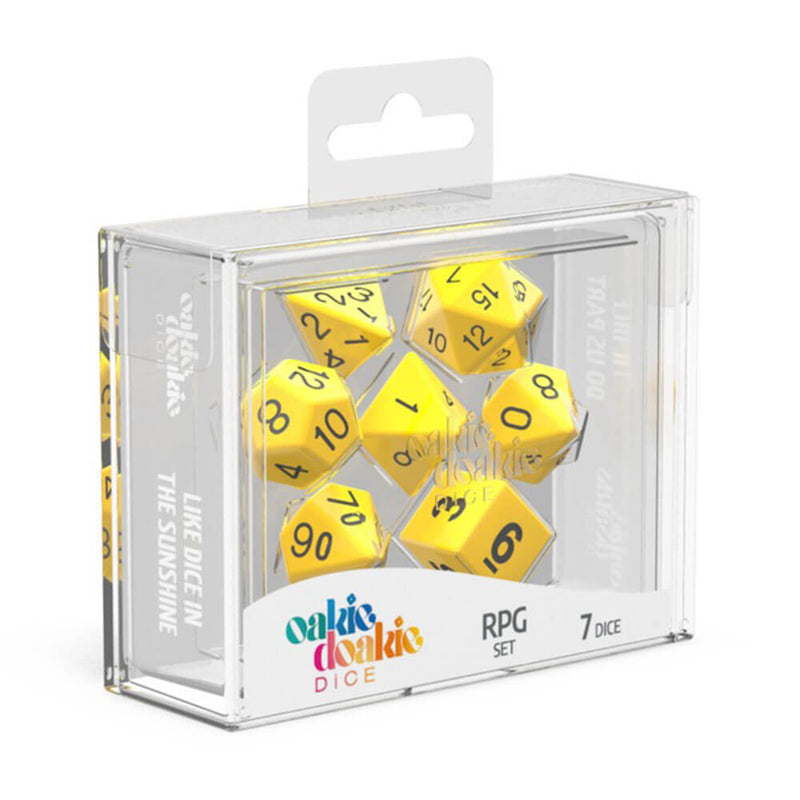  Oakie Doakie RPG Set Dados Sólidos 7uds