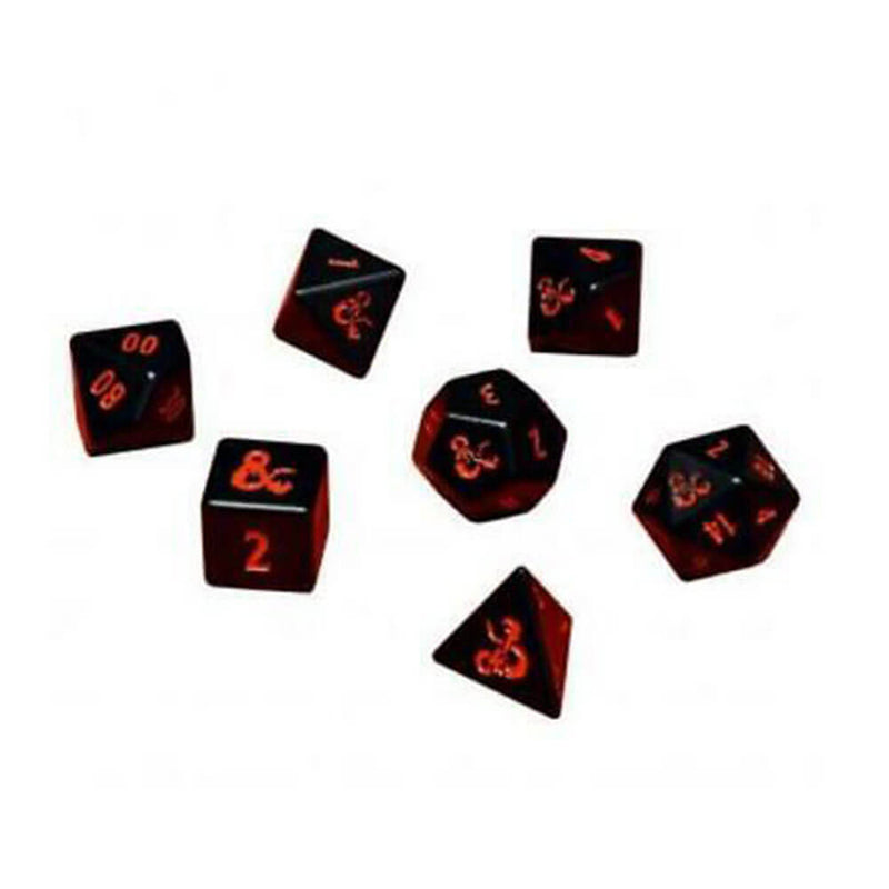 Dungeons & Dragons Heavy Metal RPG Dice Set of 7