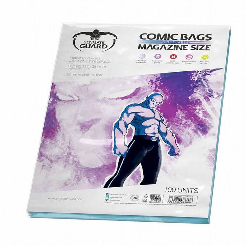 Ultimate Guard Comic Sacs refermables 100pk