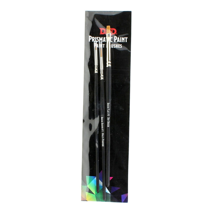 D&D Prismatic Basic Paint Brush Set 3pcs