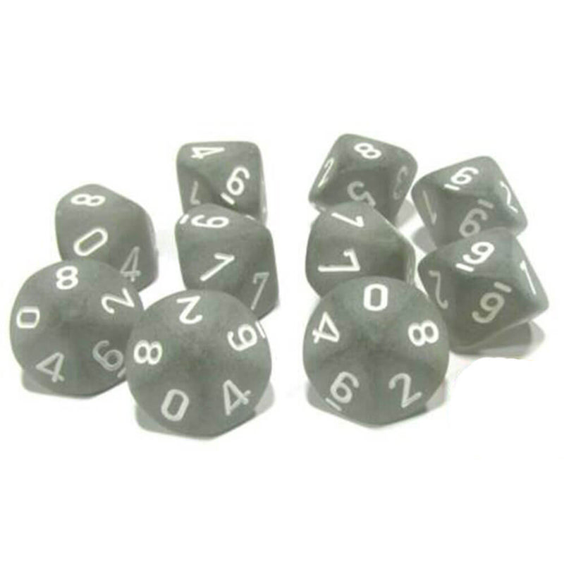 Jeu de 10 matrices polyédriques Chessex D10