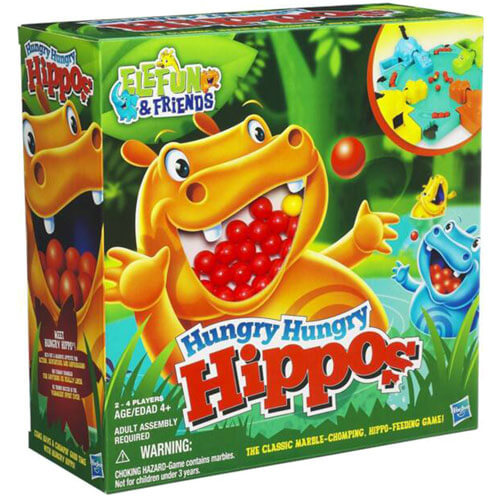 Hasbro Hungry Hungry Hippos Family Board Game