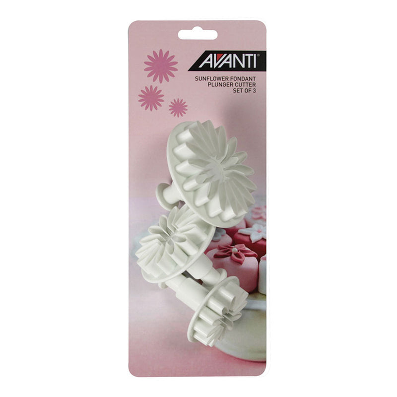 Ensemble de coupe Plunger Avanti Fondant (3pcs)