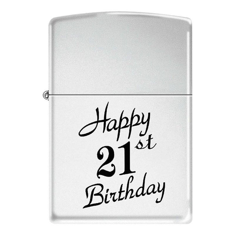  Encendedor Zippo Birthday de cromo de alto brillo