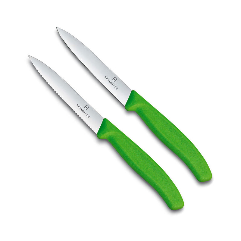 Victorinox Pointed Serrated Paring Knife 2pcs 10cm