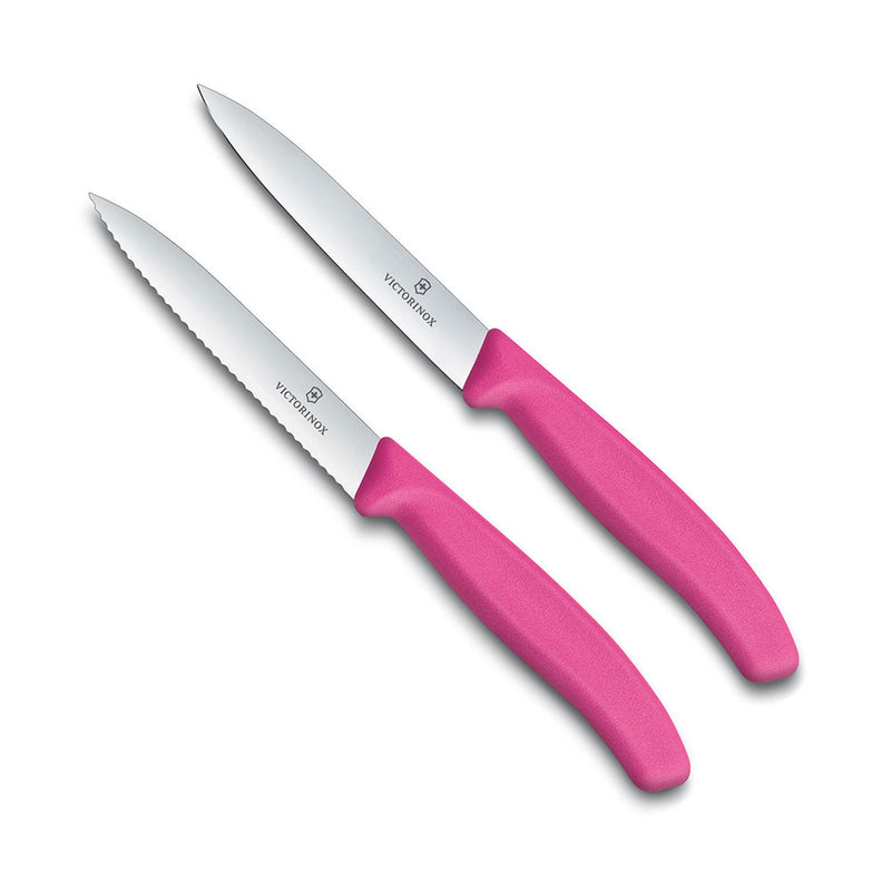 Victorinox Pointed Serrated Paring Knife 2pcs 10cm