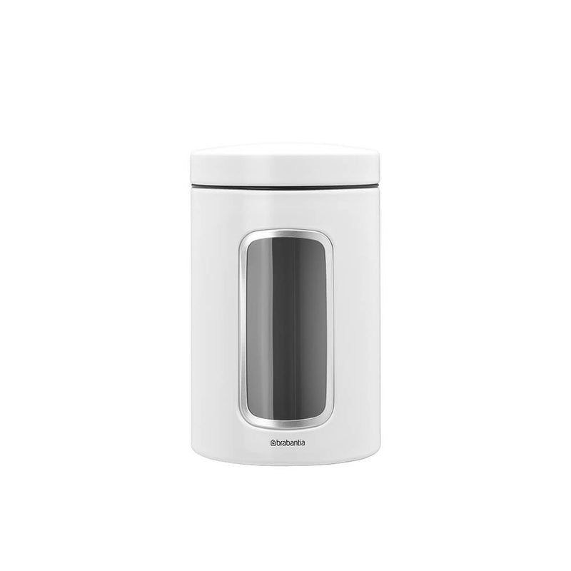 Brabantia Window Canister Bianco 1.4L