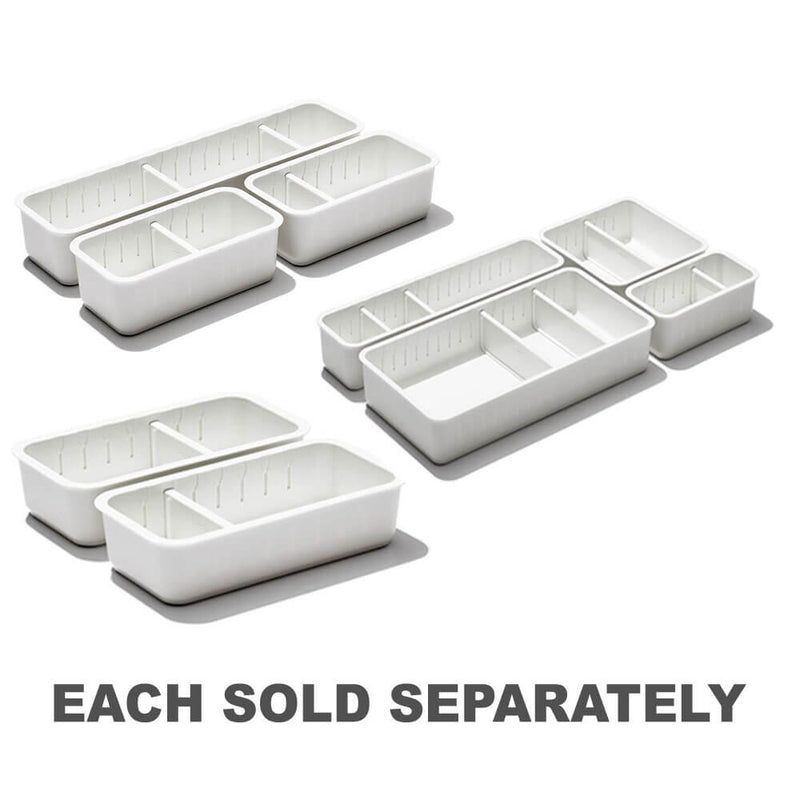 OXO Good Grips Adjustable Drawer Bin Set