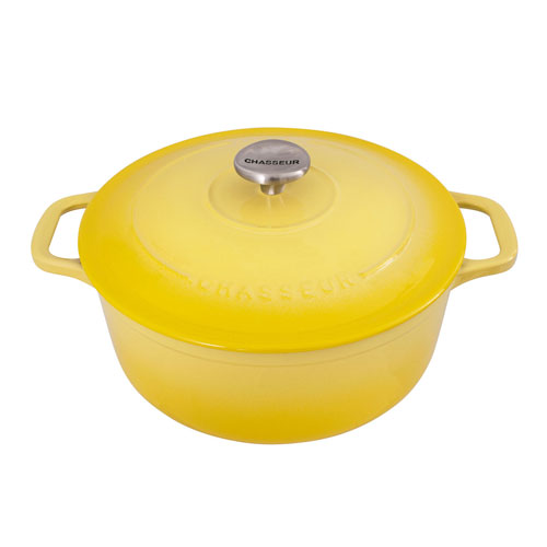 Chasseur Round French Oven (Lemon Yelow)