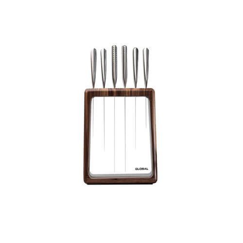 Global Knives Hashira Knife Block Set (7pcs)