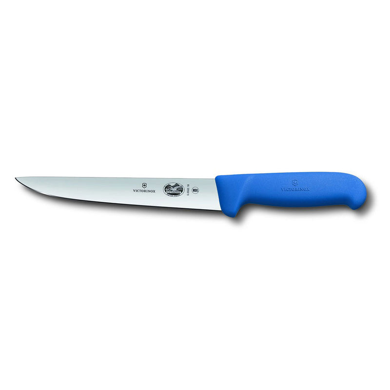  Cuchillo de golpe con hoja recta y Fibrox (azul)