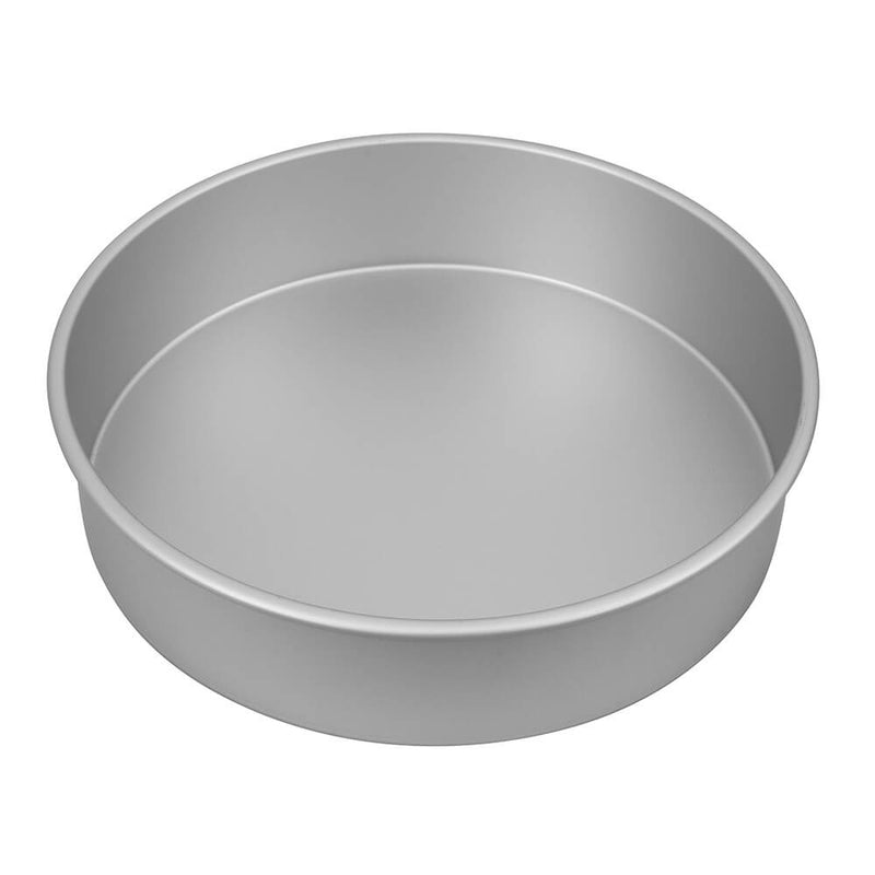 Bakemaster Round Cake Pan (Silver Anodised)