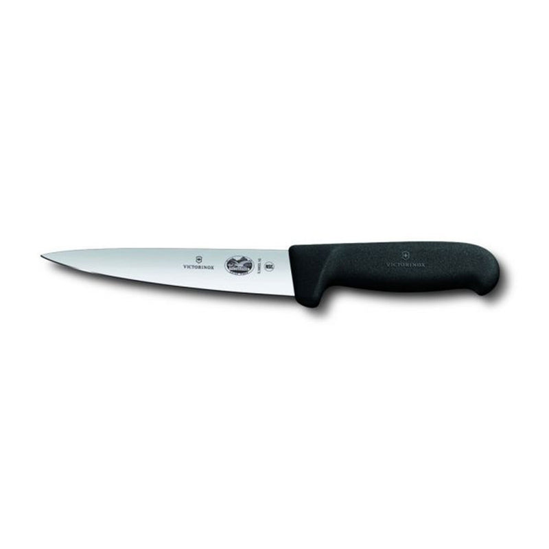  Victorinox Swiss Fibrox Cuchillo rebanador puntiagudo (negro)