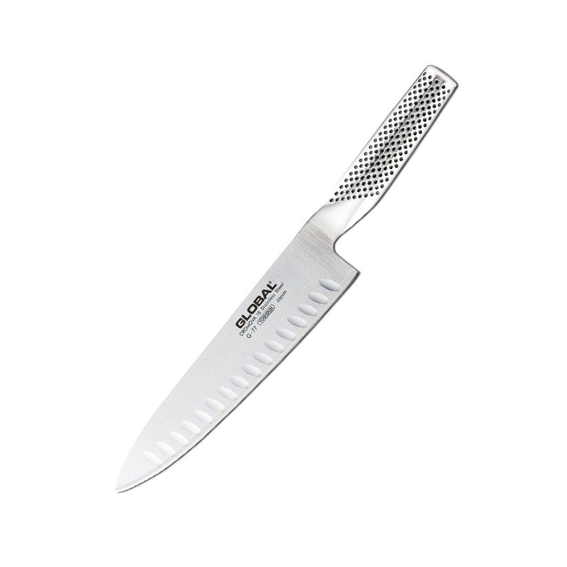 Global Knives Couteau de cuisine à manche droit 20 cm