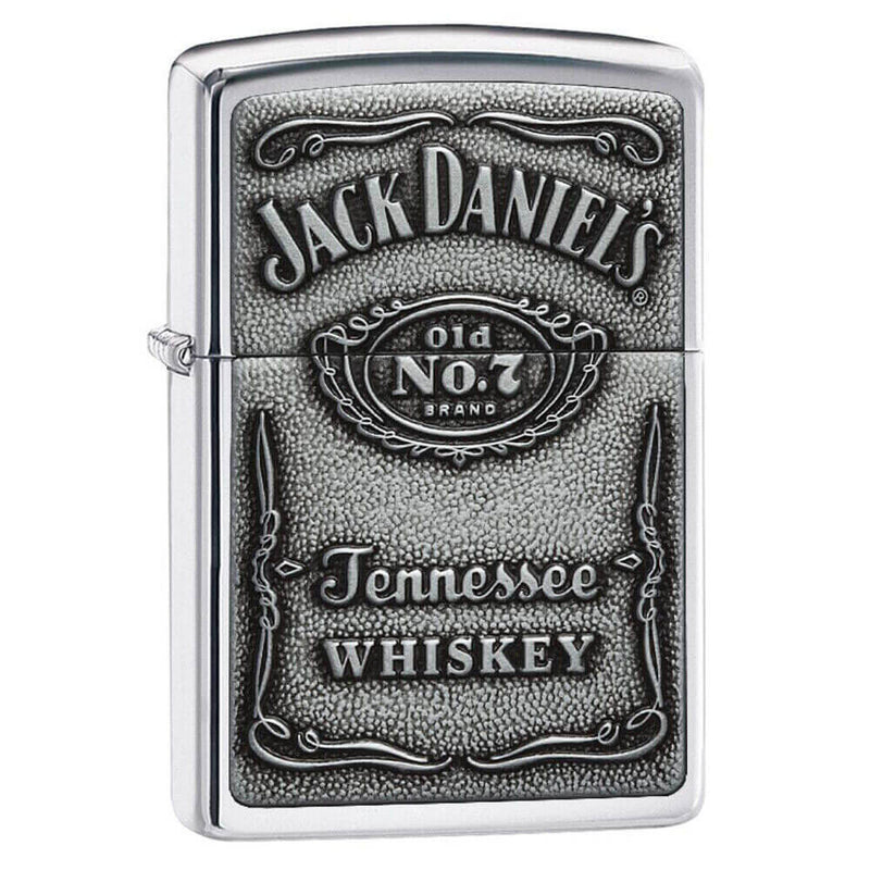  Encendedor Jack Daniels Label Chip High Polish