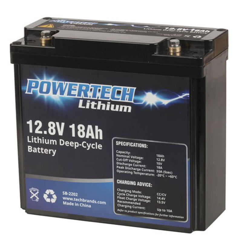 Batterie à décharge profonde Powertech (12,8 V LiFePO4)