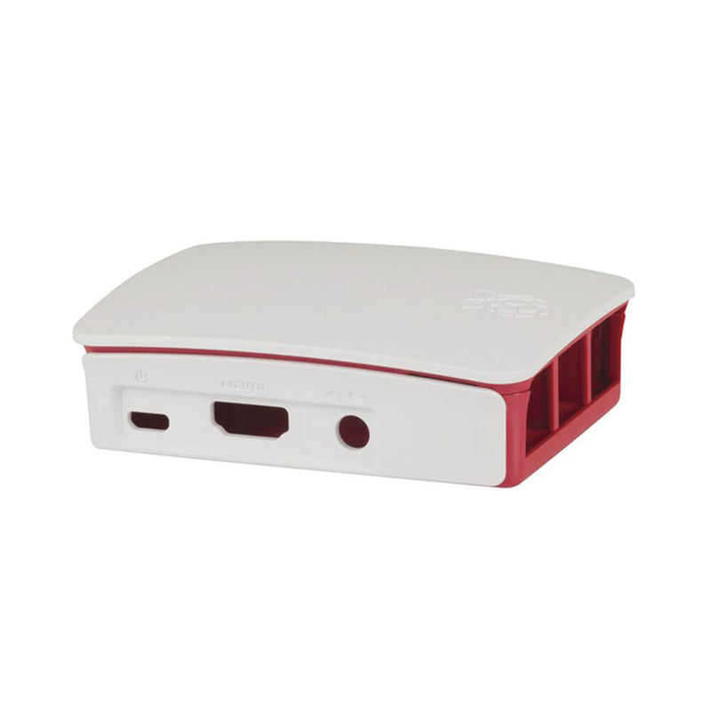 Estuche Oficial Raspberry Pi (Rojo y Blanco)