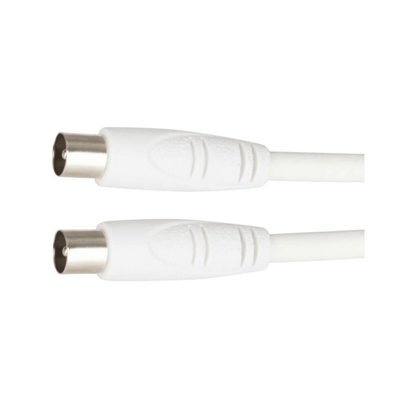 Câble Coaxial TV Blanc 1.5m