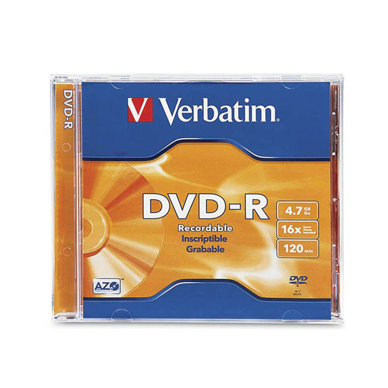  Disco Verbatim DataLifePlus Azo con estuche (4,7 GB)