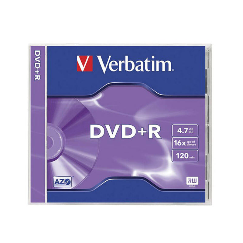 Disque Verbatim DataLifePlus Azo avec étui (4,7 Go)