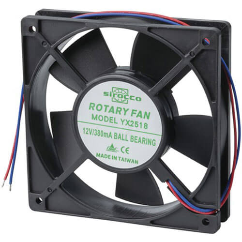 Sirocco Thin Ball Bearing Cooling Fan 12VDC