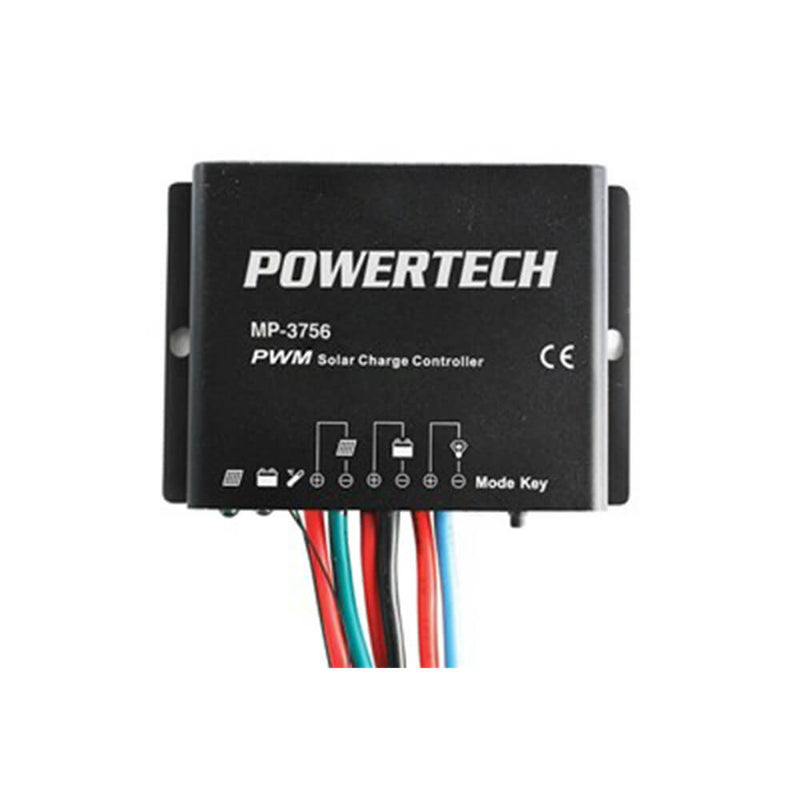  Controlador de carga solar Powertech PWM (12V o 24V)