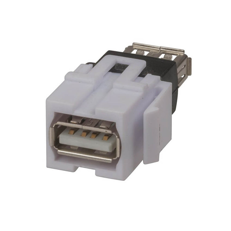  Conector de inserción Keystone (blanco)