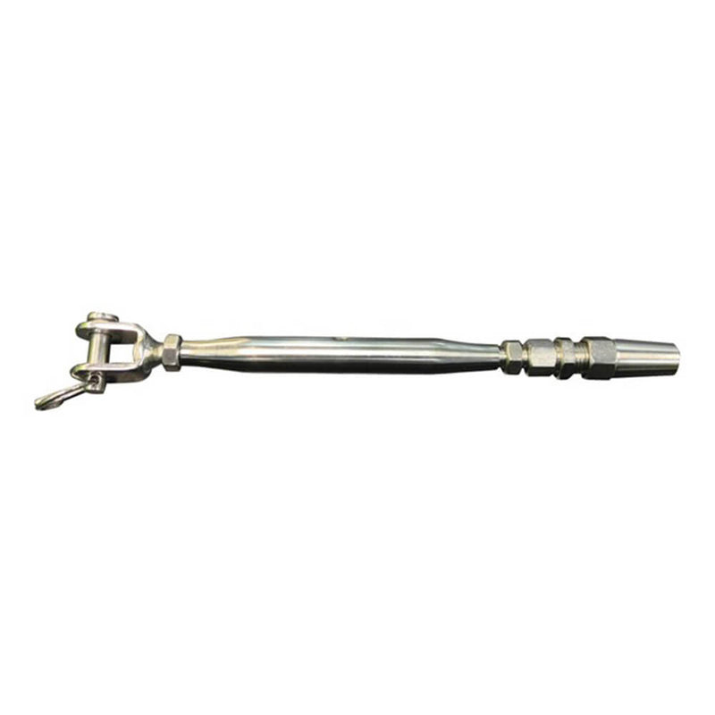 Stainless Steel Fork to Wire Grip Enclosed Turnbuckle