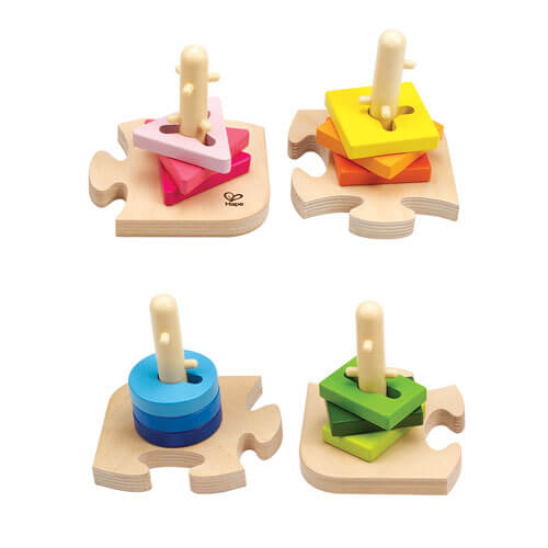 Hape Creative Peg Wood Jigsaw Puzzle