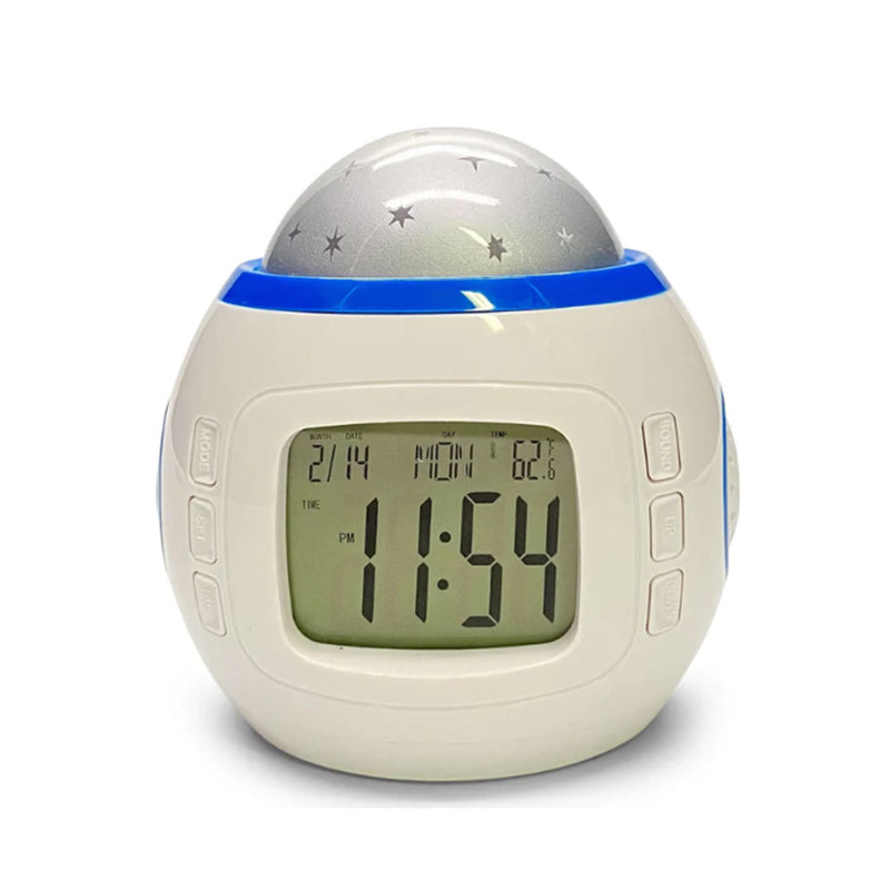 Starry Sky Projection and Musical Digital Alarm Clock