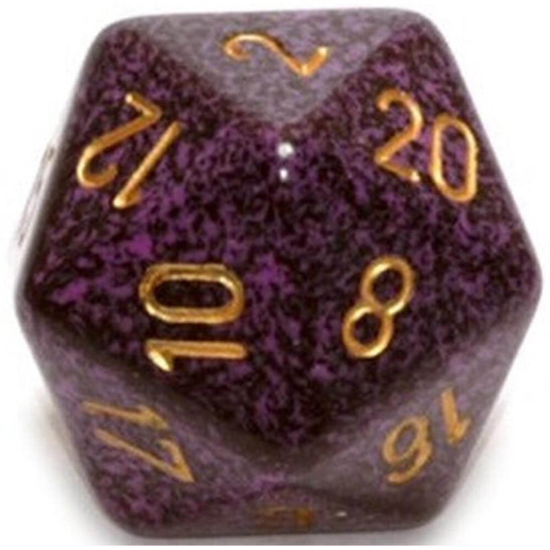  Dados D20 moteados (34 mm)