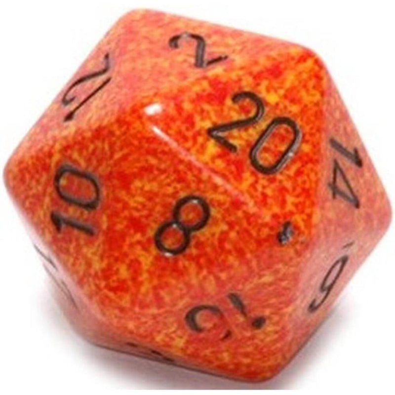  Dados D20 moteados (34 mm)