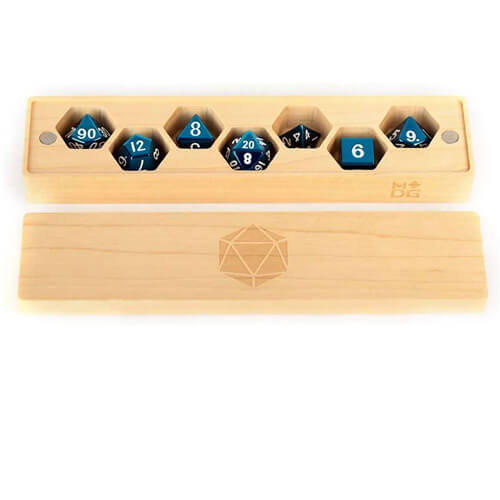 Metallic Dice GamePremium Wood Dice Vault