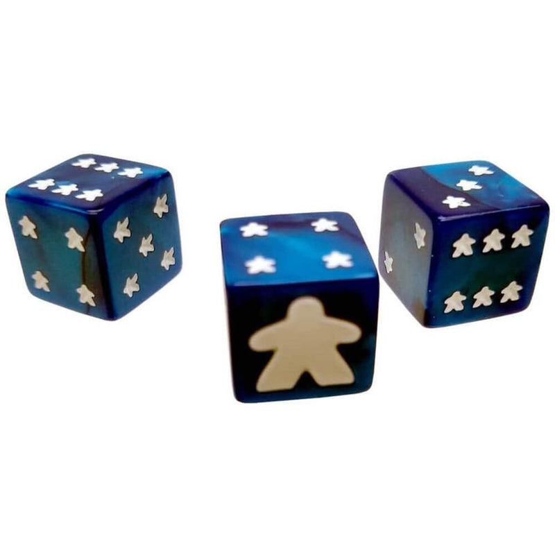 Jeu de dés Meeple D6