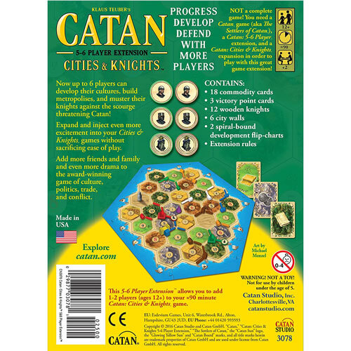 Catan Cities & Knights 5-6 Player Extension