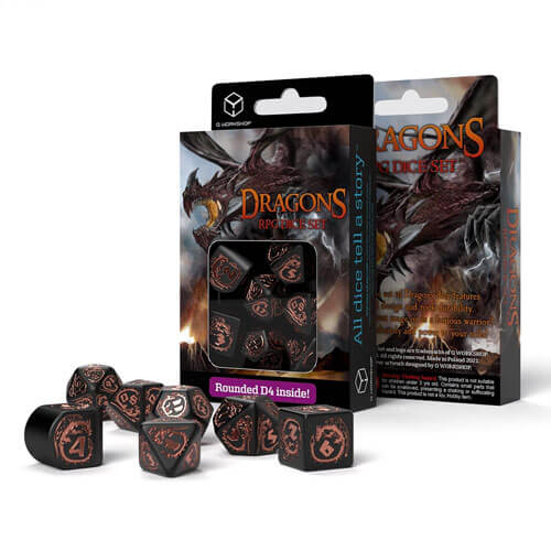 Dragons Modern Dice Set