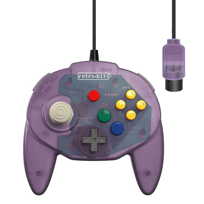  Controlador con cable Retro-Bit Tribute64 N64