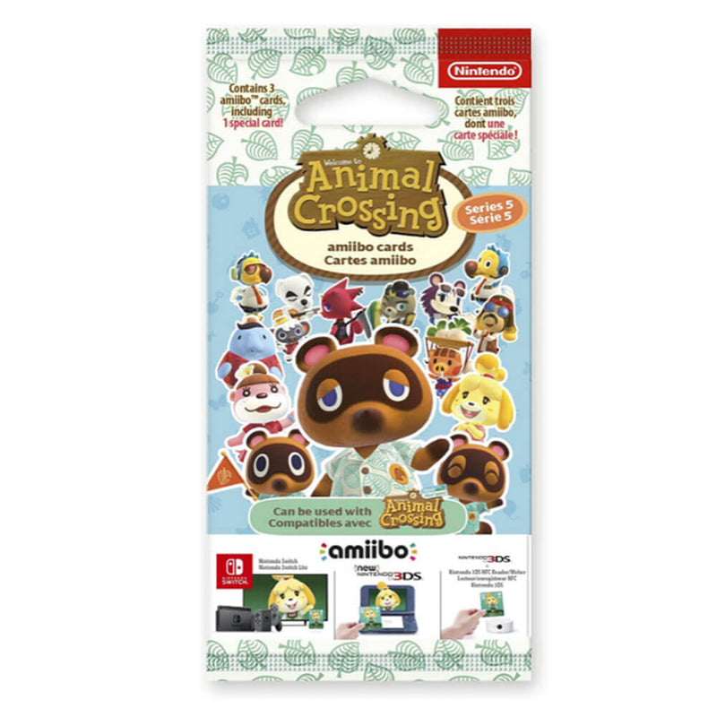 Amiibo Animal Crossing Cards Series 5 (1pc Random Style)