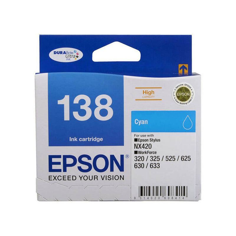  Cartucho de inyección de tinta Epson T138 de alto rendimiento