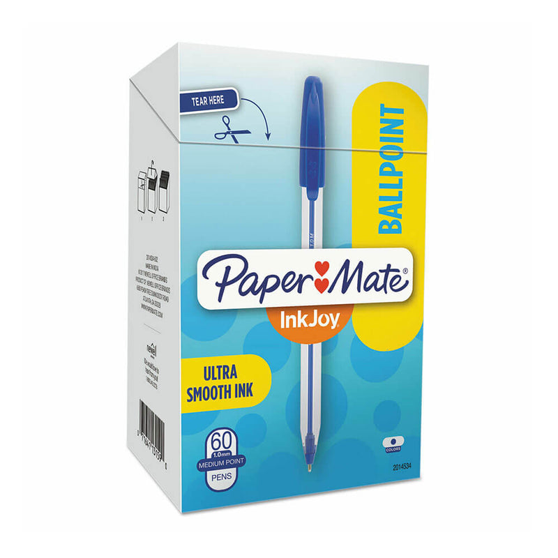 Papermate Inkjoy Medium Point Pen 1,0 mm 60pk