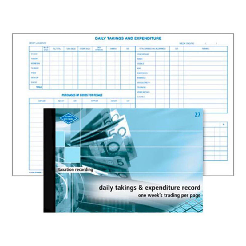 Zions Daily Takings & Expenditure Record