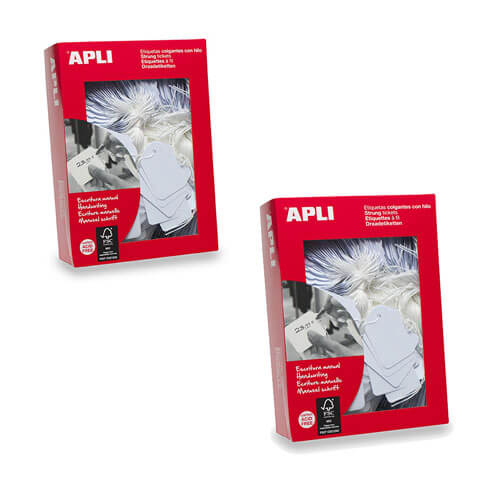 Apli Merchandising Tags White 500pk