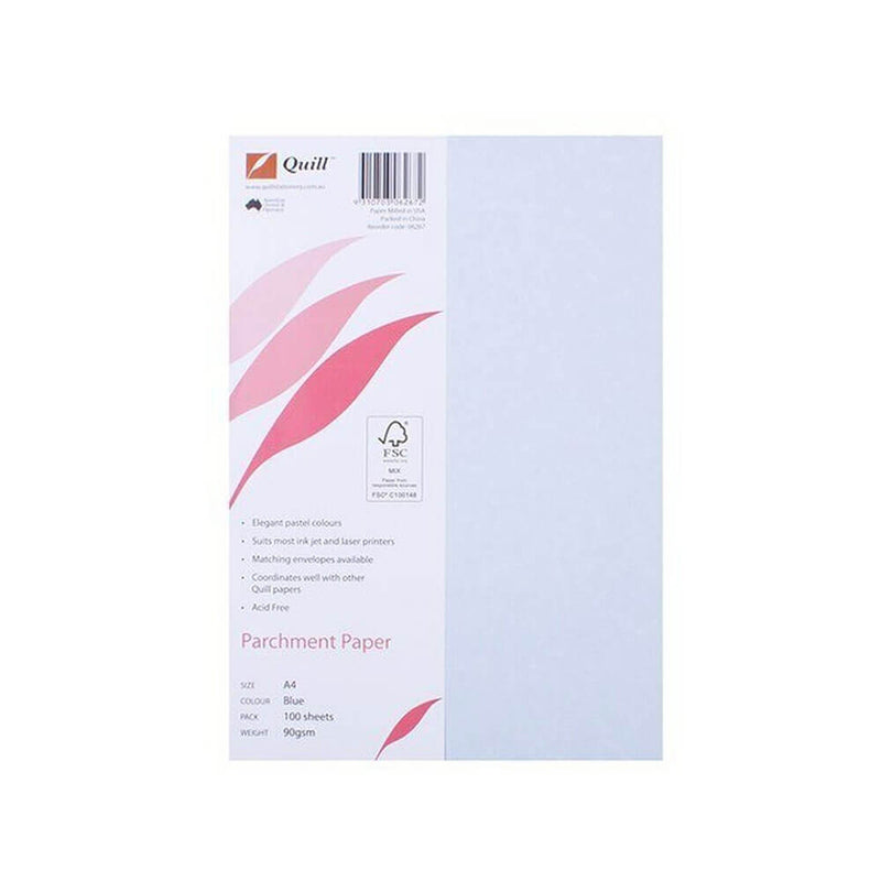 Papier parchemin Quill A4 (paquet de 100)