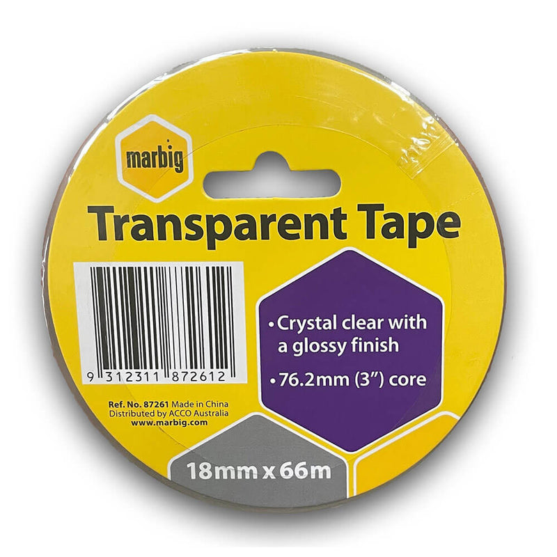 Core Marbig Tape 76,2 mm (trasparente)