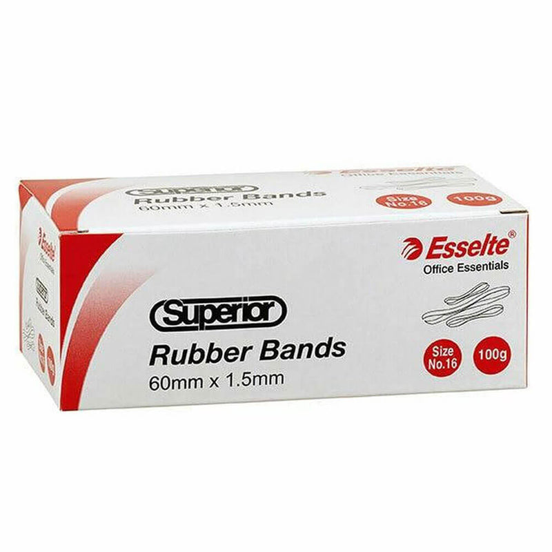 Esselte Superior Elasture Bands in Box 100g