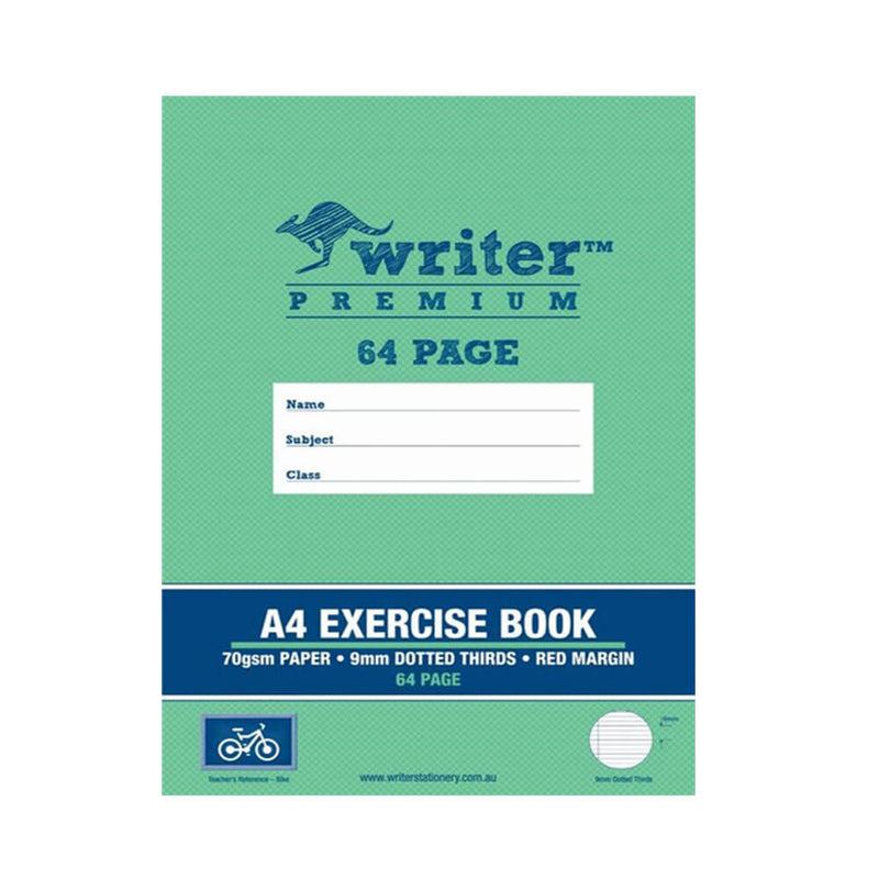  Cuaderno de ejercicios de 64 páginas con línea de puntos (A4)