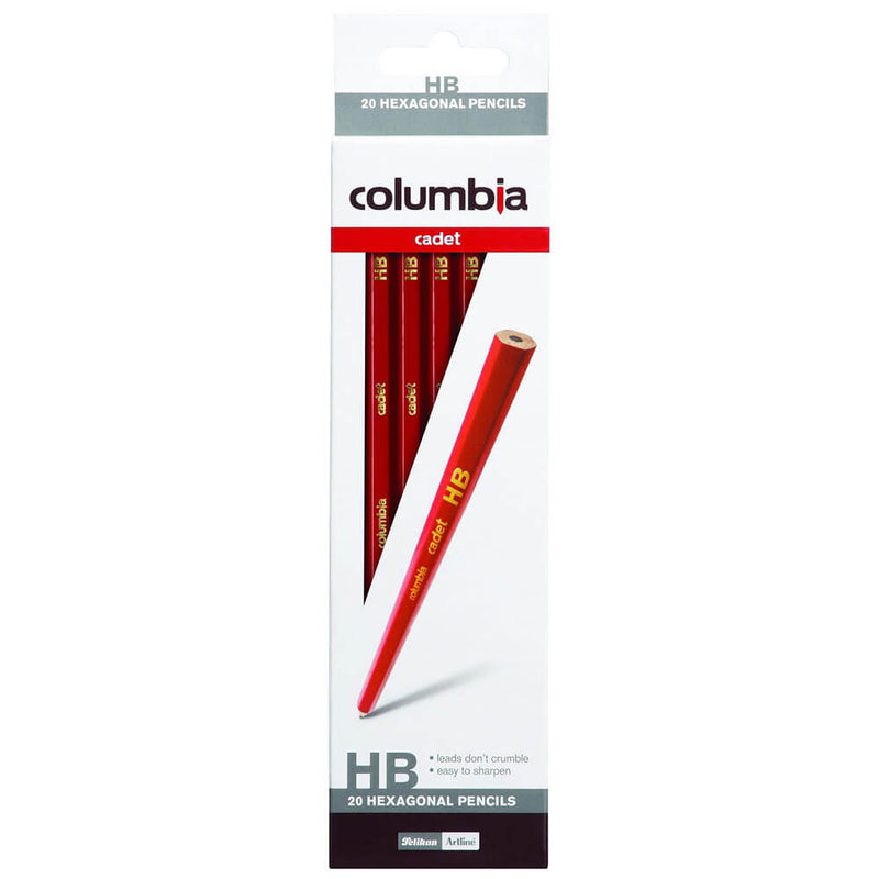 Columbia Cadet Hexagon Lead Pencils (20/boîte)