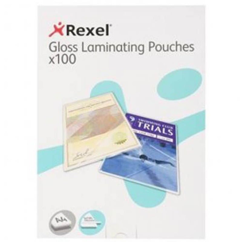 Pochettes de plastification brillantes Rexel (A4)