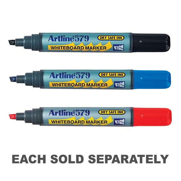 Artline Whiteboard 5mm Chisel Tip Marker (Box of 12)