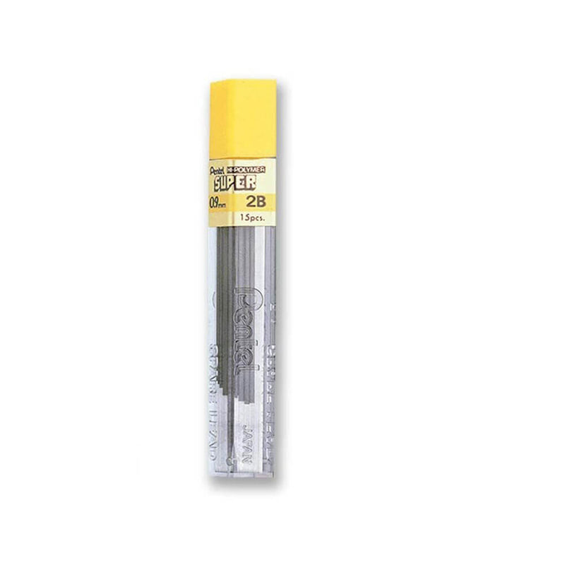 Pentel Recharge de mine Hi-Polymer 0,9 mm (boîte de 12)